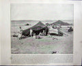 Original Old Antique Print Camp Caravan Sahara Desert Houses Parliament Canada