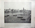 Original Old Antique Print Frankfort Germany Gotthard Pass Bridge Switzerland