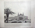 Original Old Antique Print Casino Monte Carlo Italy Sackville Street Dublin