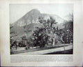 Old Antique Print Gardens Corcovado Janeiro Brazil Gethsemane Palestine