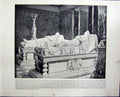 Original Old Antique Print Mausoleum Charlottenburg Berlin Germany Switzerland