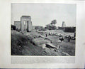 Original Old Antique Print Sphinxes Karnak Egypt View Modern Athens Greece