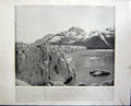 Original Old Antique Print Muir Glacier Alaska Havana Cuba South America 19th