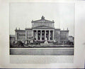 Antique Old Print Comedy Theatre Schiller Platz Berlin Battles Versailles 20th
