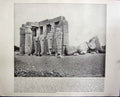 Original Old Antique Print Ruins Thebes Egypt Lake Maggiore Isola Bella Italy