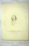 Original Old Antique Print 1811 Portrait Horatio Walpole Arl Orford Meyer 19th