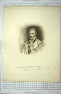 Original Old Antique Print 1811 Portrait Robert Earl Gorsvenor Meyer 19th