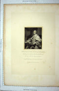 Original Old Antique Print William Fitzmaurice Fur Coat Quivel Pen