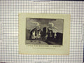 Original Old Antique Print Castle Acre Monastery In Norfok