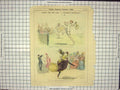 Original Old Vintage Print Games And Girl Punch Summer Number 1926 20th