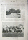 Original Old Antique Print The Sketch 1901 Installation MaharajaVictorian