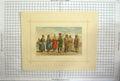 Original Old Antique Print Mongol Race Lapps And Esquimaux