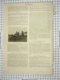Original Old Antique Print GMines Kanowna Boulder Main Reef Railway Niagara