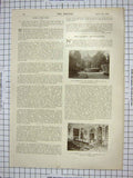 Original Old Antique Print Kaiser Shooting Konigs-Wusterhausen Moore Gibraltar