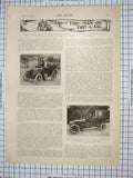 Old Antique Print Madge Lessing Car Princess Landaulette Hussars Horse