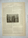 Old Antique Print American Polo Team Cantabs Ranelagh Brown-Potter Car