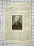Old Antique Print Field-Marshal Wolseley Duke Aosta Flavin Montagu Ship