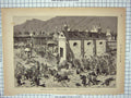 Original Old Antique Print French Newspaper Page Massacre Tranwick Siers War