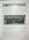 Old Antique Print 1903 New Zealand Band Clandon Onslow Bourchier Harvey 20th