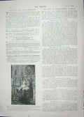Original Old Antique Print 1901 Queen Victoria King Edward Vi Council Meeting