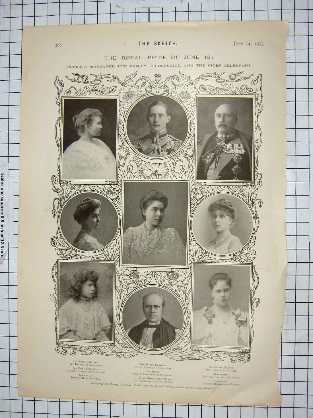Old Antique Print 1905 Princess Margaret Connaught Tweedmouth Art Sale 20th