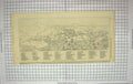 Old Antique Print Index Plan General View Edinburgh Castle Church Canal