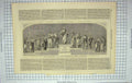 Original Old Antique Print 1867 Christ Apostles Tapestry Work Paris Exhibition