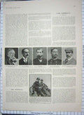 Original Old Antique Print 1905 Hemery Vanderbilt Cup Race Brousse Andrews Lord