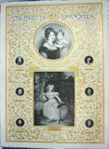 Original Old Antique Print 1887 Princess Victoria Duke Cambridge Duchess Kent