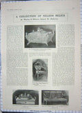 Original Old Antique Print 1905 Nelson Relics Ventnor Advertisment Mappin Webb