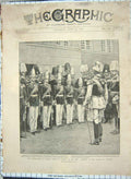 Antique Old Print 1898 Prince Oscar Prussia Potsdam Ship Albion Blackwall 19th