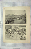 Old Antique Print 1898 Spanish Americ War Jota Ship Mckinley Miles Alger 19th
