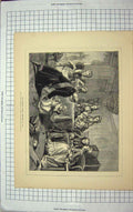 Old Antique Print 1872 Scene Queen'S Lodge Windsor Castle London England 19th