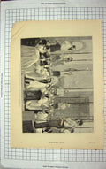 Original Old Antique Print 1878 Scene Dedicating New Bells St. Paul'S Cathedral