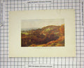 Original Old Antique Print Colour St. Catherines Chapel Guildford England