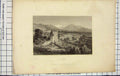Original Old Antique Print View Thun Mountains River Finden Cooper