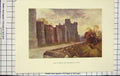 Original Old Antique Print Haslehust Colour Terrace Winchester Tower