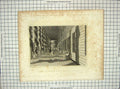 Original Old Antique Print America Piazza Congress Hall Saratoga Springs Illman