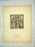 Original Old Antique Print Scene Marriage Henry Vi Margaret Anjou