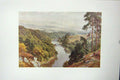 Original Old Vintage Print Colour C1920 Eden Lazonby Cumberland England 20th