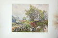 Original Old Vintage Print Colour C1920 River Avon Statford-On-Avon England