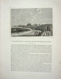 Original Old Antique Print 1776 Warkworth Castle Northumberland Godfrey 18th
