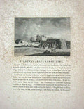 Original Old Antique Print 1774 Chapel Stanton Harcourt Oxfordshire Godfrey