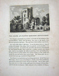 Original Old Antique Print 1778 Kitchen Stanton Harcourt Oxfordshire Godfrey