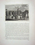 Original Old Antique Print 1772 Winchelsea Castle Sussex Godfrey 18th Century