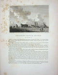 Original Old Antique Print 1776 View Knap Castle Sussex England Hooper 18th