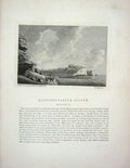 Original Old Antique Print 1772 Monastery Grey Friars Winchelsea Sussex England