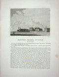 Original Old Antique Print 1772 View Battle Abbey Sussex England Architecture