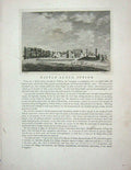Original Old Antique Print 1776 View Waverley Abbey Surrey England Sparrow 18th