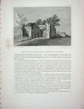 Original Old Antique Print 1774 Winchelsea Church Sussex England Godfrey 18th